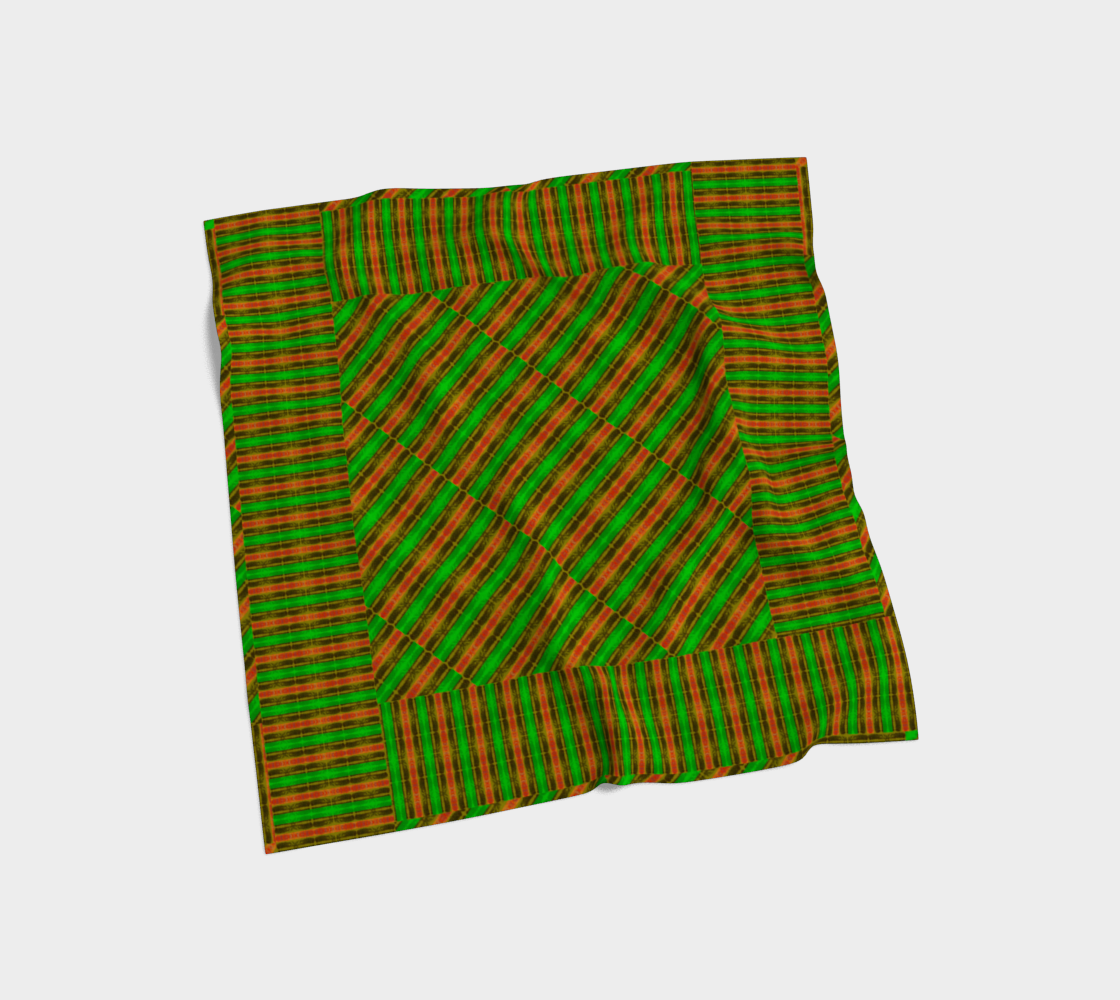 Silk Art Scarf (Vitta Serica Artis)(Rind Link Orange Logo) RJSTH@Fabric#1 RJSTHW2026 RJS