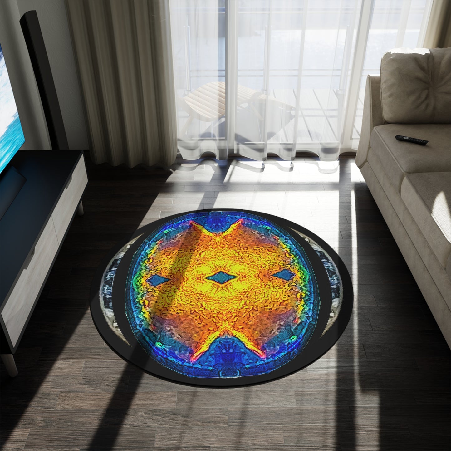 Circular Rug (Opal Skies Cantus Primus) RJSTHs2025 RJS