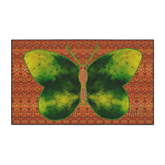 Heavy Duty Floor Mat (Butterfly Glade Denizen & Samhain Dream Thaw 15 & Orange Logo@Alchemic) RJSTH@Fabric#3_14 of 16 RJSTHw2025 RJS