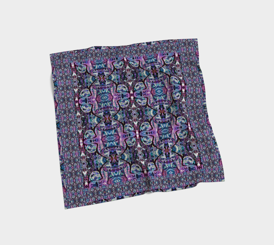 Silk Art Scarf (Vitta Serica Artis)(Pure Candy Purple Logo@Alchemic) RJSTHW2026 RJS