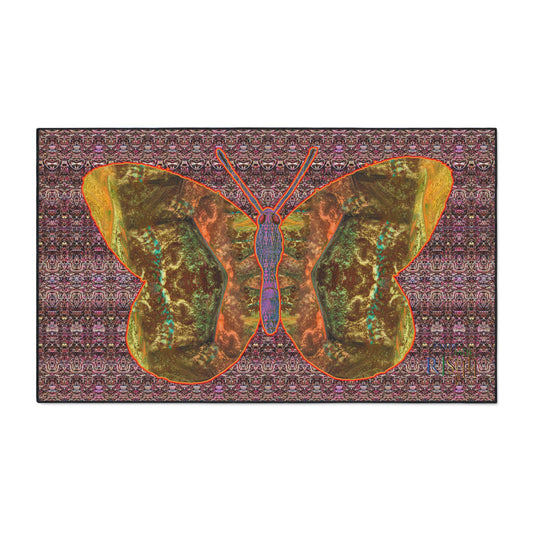 Heavy Duty Floor Mat (Butterfly Glade Denizen & Samhain Dream Thaw 14 & Purple Logo@Alchemic) RJSTH@Fabric#6_6 of 16 RJSTHw2025 RJS