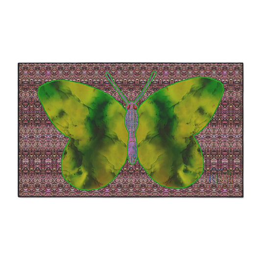 Heavy Duty Floor Mat (Butterfly Glade Denizen & Samhain Dream Thaw 14 & Purple Logo@Alchemic) RJSTH@Fabric#5_18 of 18 RJSTHw2025 RJS