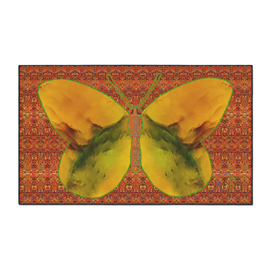 Heavy Duty Floor Mat (Butterfly Glade Denizen & Samhain Dream Thaw 15 & Orange Logo@Alchemic) RJSTH@Fabric#1_8 of 15 RJSTHw2025 RJS