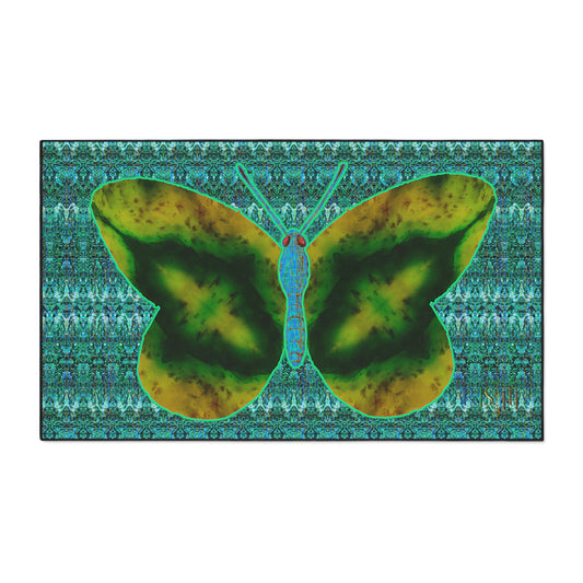 Heavy Duty Floor Mat (Butterfly Glade Denizen & Samhain Dream Thaw 12 & Blue Logo@Alchemic) RJSTH@Fabric#10_6 of 16 RJSTHw2025 RJS