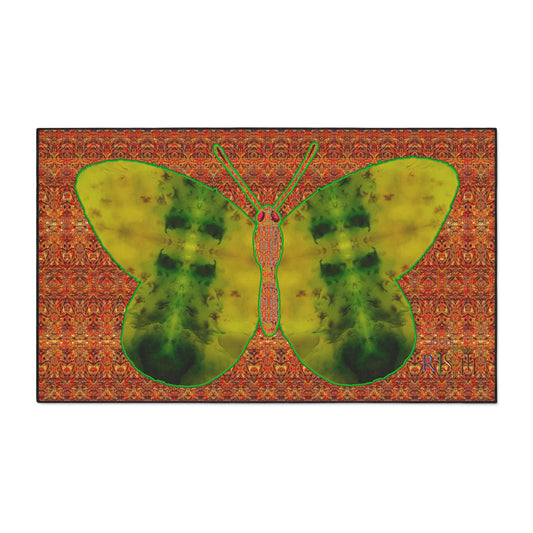 Heavy Duty Floor Mat (Butterfly Glade Denizen & Samhain Dream Thaw 15 & Orange Logo@Alchemic) RJSTH@Fabric#3_8 of 16 RJSTHw2025 RJS