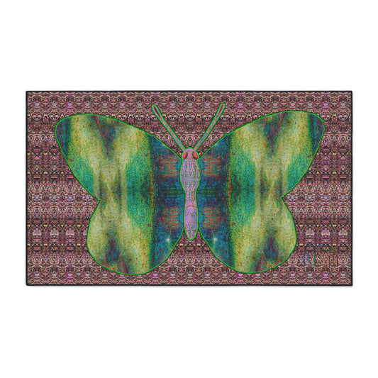 Heavy Duty Floor Mat (Butterfly Glade Denizen & Samhain Dream Thaw 14 & Purple Logo@Alchemic) RJSTH@Fabric#4_12 of 15 RJSTHw2025 RJS