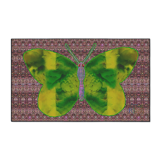 Heavy Duty Floor Mat (Butterfly Glade Denizen & Samhain Dream Thaw 14 & Purple Logo@Alchemic) RJSTH@Fabric#5_13 of 18 RJSTHw2025 RJS