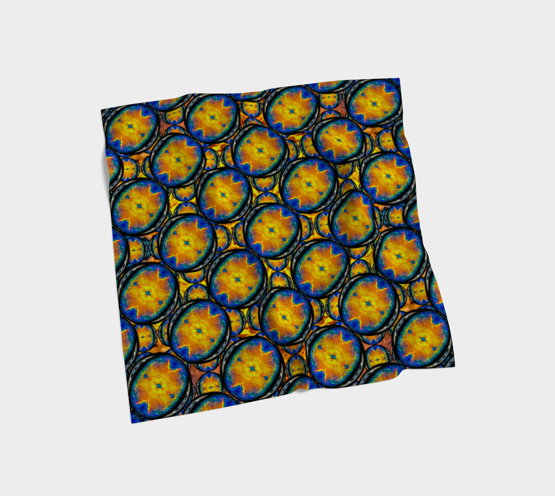 Silk Art Scarf (Vitta Serica Artis)(Opal Skies Cantus Primus) RJSTHW2026 RJS