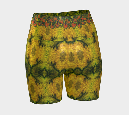 Glitter Yoga Shorts (Muliebris/Virilis)(Grail Night Flower) RJSTH@Fabric#1 RJSTHW2024 RJS