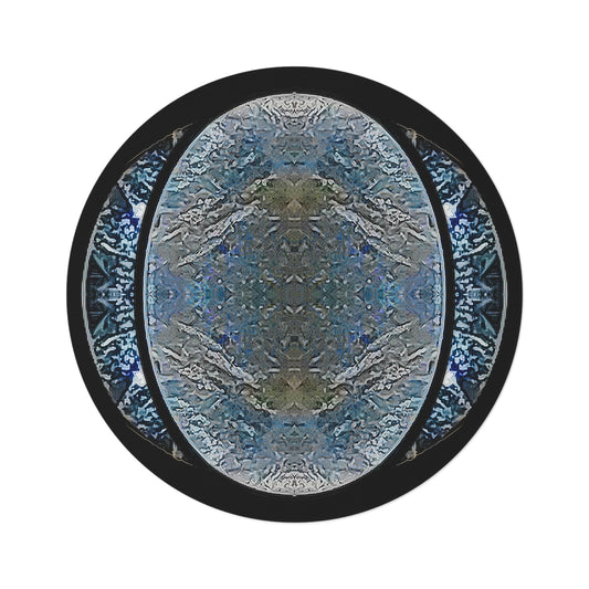 Circular Rug (Opal Skies Cantus Primus "Lūminōsitās") RJSTHs2025 RJS