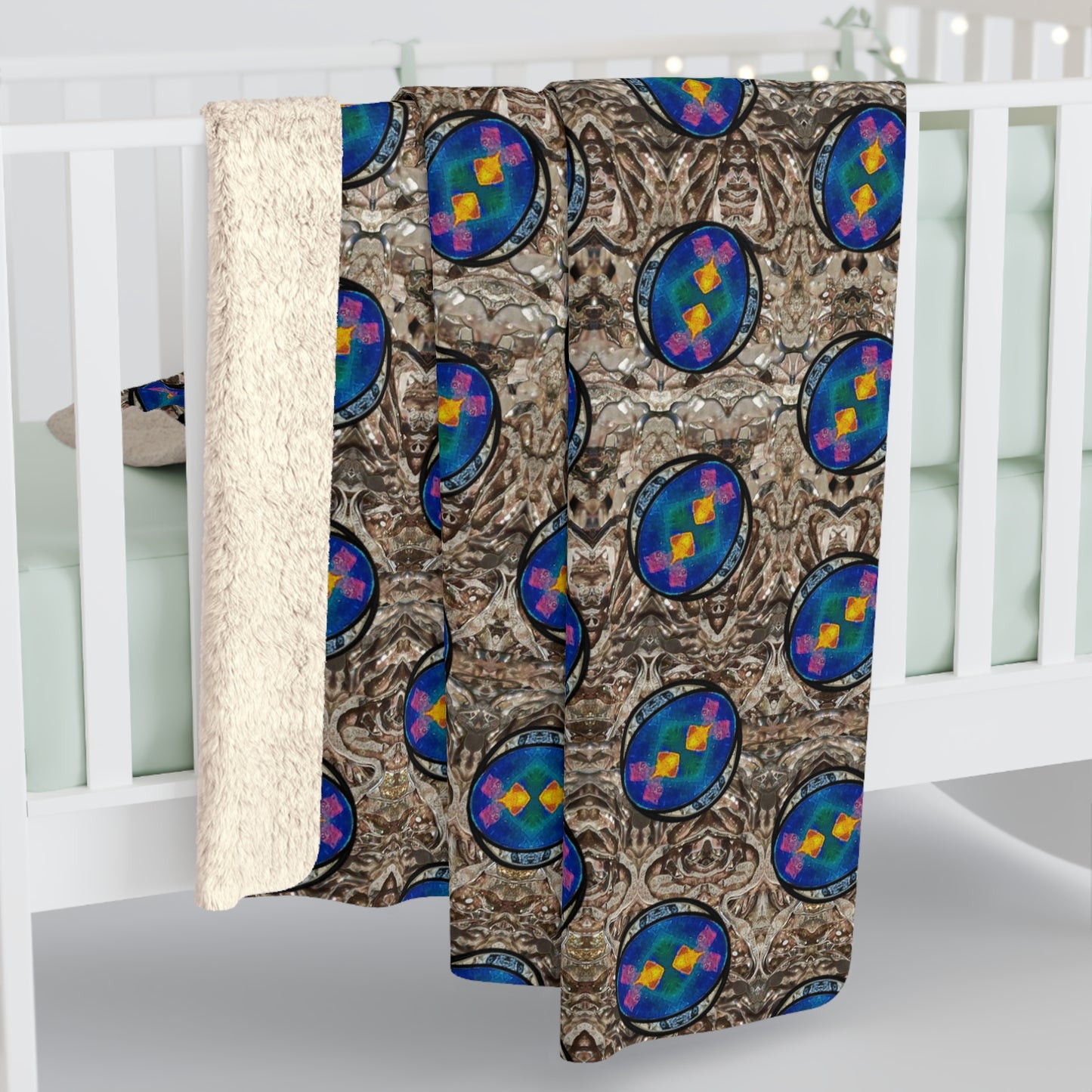 Caeli Opali Cantus Primus Sherpa Fleece Blanket (Samhain Dream Thaw 15 of 15 Quindecim ex Quindecim) RJSTHS2025 RJS