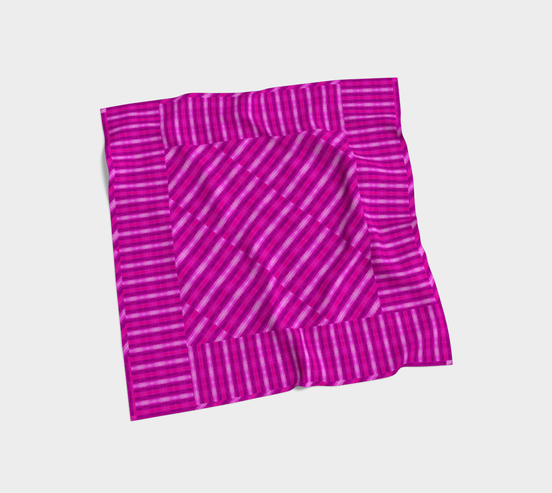Silk Art Scarf (Vitta Serica Artis)(Rind Link Pink Logo) RJSTH@Fabric#9 RJSTHW2026 RJS