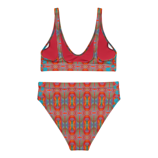 Bikini High-waisted Recycled (Grail Flower & Spots) RJSTH@Fabric#12 RJSTHS2020 River Jade Smithy