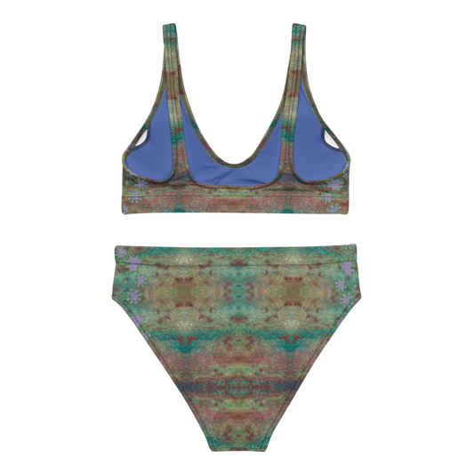 Bikini High-waisted Recycled (Grail Flower & Spots) RJSTH@Fabric#4 RJSTHS2020 River Jade Smithy