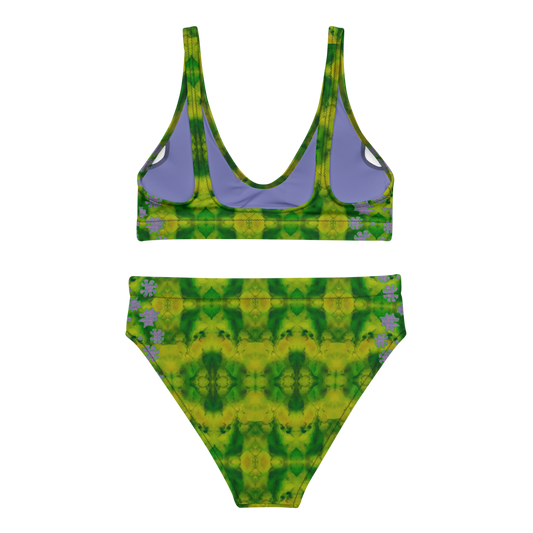 Bikini High-waisted Recycled (Grail Flower & Spots) RJSTH@Fabric#5 RJSTHS2020 River Jade Smithy