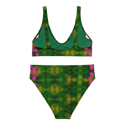 Bikini High-waisted Recycled (Grail Flower & Spots) RJSTH@Fabric#7 RJSTHS2020 River Jade Smithy