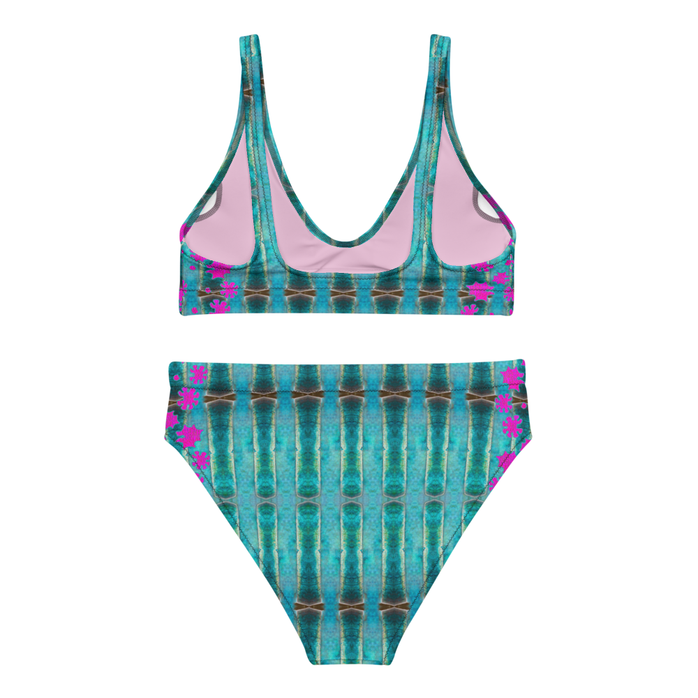 Bikini High-waisted Recycled (Grail Flower & Spots) RJSTH@Fabric#8 RJSTHS2020 River Jade Smithy