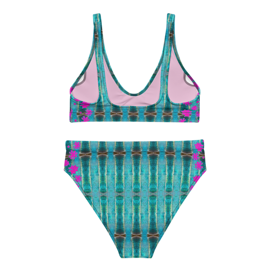 Bikini High-waisted Recycled (Grail Flower & Spots) RJSTH@Fabric#8 RJSTHS2020 River Jade Smithy