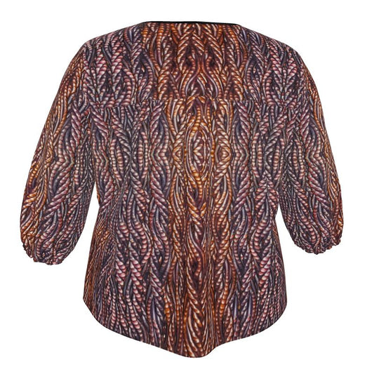 Blouse (Grail Hearth Core Copper Fabric) RJS River Jade Smithy