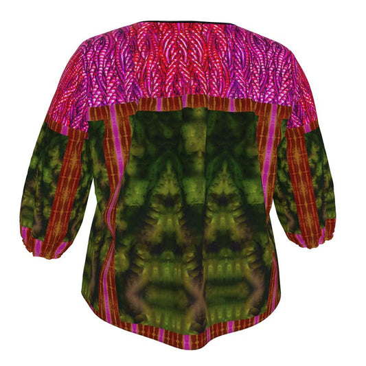 Blouse (Grail Hearth Core Pink Logo) RJSTH@Fabric#7 RJSTHW2023 River Jade Smithy