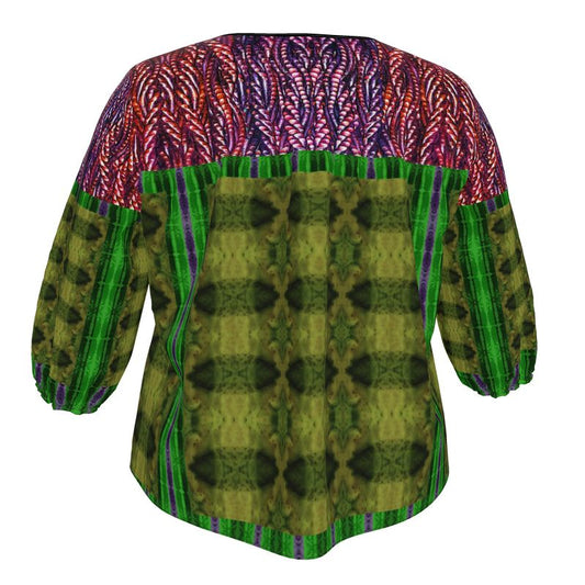 Blouse (Grail Hearth Core Purple Logo) RJSTH@Fabric#5 RJSTHW2023 River Jade Smithy