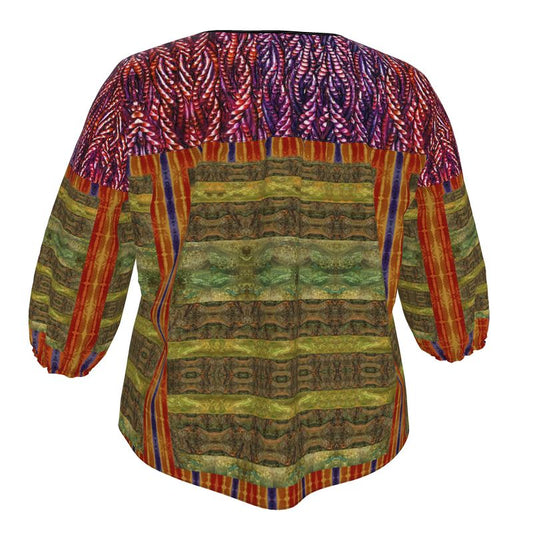 Blouse (Grail Hearth Core Purple Logo) RJSTH@Fabric#6 RJSTHW2023 River Jade Smithy