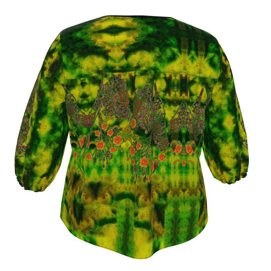 Blouse (WindSong Flower) RJSTH@Fabric#3 RJSTHW2023 River Jade Smithy