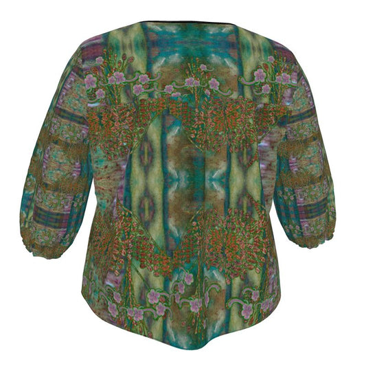 Blouse (WindSong Flower) RJSTH@Fabric#4 RJSTHW2023 River Jade Smithy