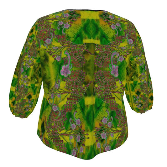 Blouse (WindSong Flower) RJSTH@Fabric#5 RJSTHW2023 River Jade Smithy