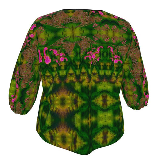 Blouse (WindSong Flower) RJSTH@Fabric#7 RJSTHW2023 River Jade Smithy