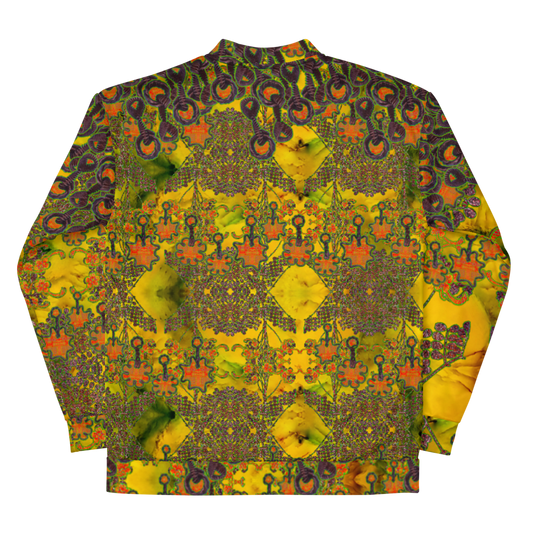 Bomber Jacket RJSTH@Fabric#1 (Unisex)(WindSong Flower Collection) RJSTHW2022 River Jade Smithy River Jade Smithy