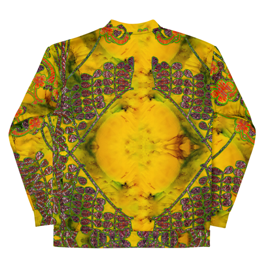 Bomber Jacket RJSTH@Fabric#1 (Unisex)(WindSong Flower Collection) RJSTHW2022 River Jade Smithy River Jade Smithy