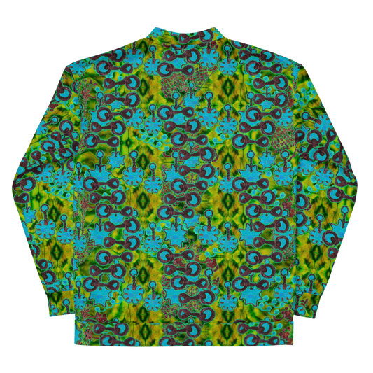 Bomber Jacket RJSTH@Fabric#10 (Unisex)(WindSong Flower Collection) RJSTHW2022 River Jade Smithy River Jade Smithy