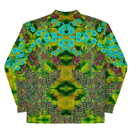 Bomber Jacket RJSTH@Fabric#10 (Unisex)(WindSong Flower Collection) RJSTHW2022 River Jade Smithy River Jade Smithy