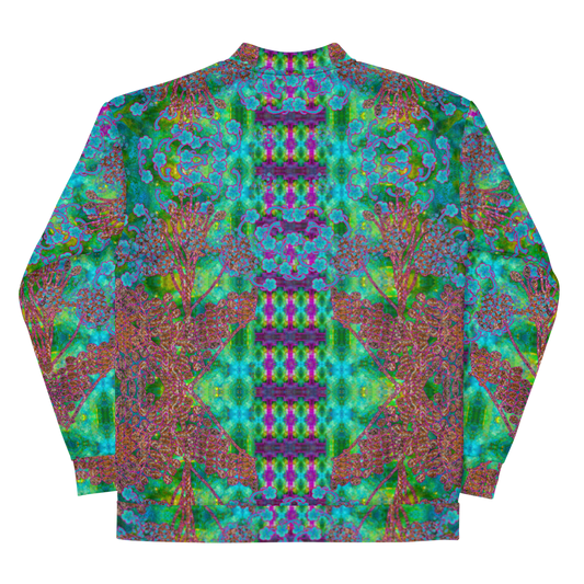 Bomber Jacket RJSTH@Fabric#11 (Unisex)(WindSong Flower Collection) RJSTHW2022 River Jade Smithy River Jade Smithy