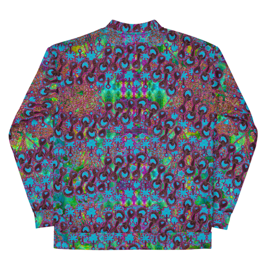 Bomber Jacket RJSTH@Fabric#11 (Unisex)(WindSong Flower Collection) RJSTHW2022 River Jade Smithy River Jade Smithy