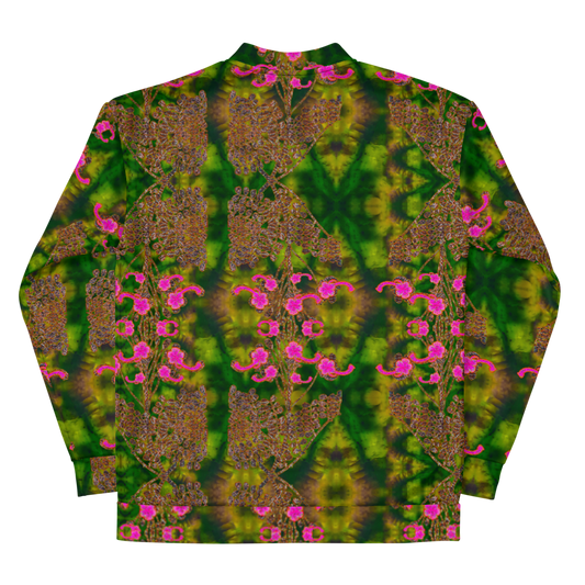 Bomber Jacket RJSTH@Fabric#7 (Unisex)(WindSong Flower Collection) RJSTHW2022 River Jade Smithy River Jade Smithy
