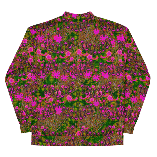 Bomber Jacket RJSTH@Fabric#7 (Unisex)(WindSong Flower Collection) RJSTHW2022 River Jade Smithy River Jade Smithy