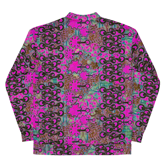 Bomber Jacket RJSTH@Fabric#9 (Unisex)(WindSong Flower Collection) RJSTHW2022 River Jade Smithy River Jade Smithy