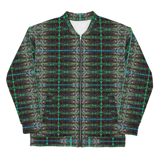 Bomber Jacket Rind#10 (Unisex)(Tree Link Collection, Rind #10) RJSTH@FABRIC#10  RJSTHW2021 River Jade Smithy River Jade Smithy