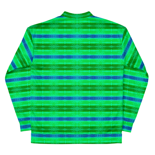 Bomber Jacket Rind Link #10 Flip (Unisex)(RindLink Collection) RJSTH@Fabric#10 RJSTHW2022 River Jade Smithy River Jade Smithy