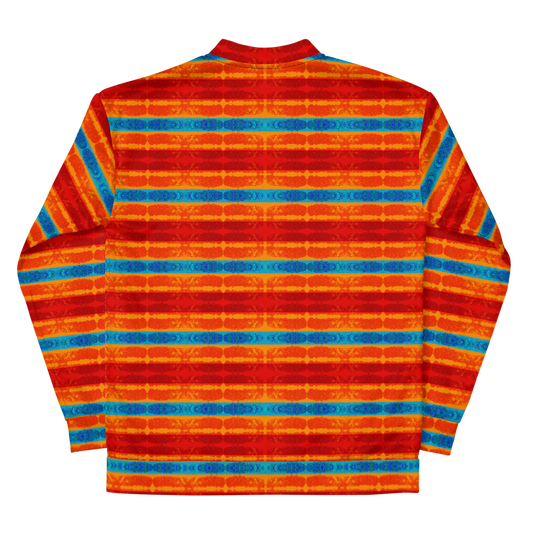 Bomber Jacket Rind Link #12 Flip (Unisex)(RindLink Collection) RJSTH@Fabric#12 RJSTHW2022 River Jade Smithy River Jade Smithy