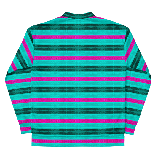 Bomber Jacket Rind Link #8 Flip (Unisex)(RindLink Collection) RJSTH@Fabric#8 RJSTHW2022 River Jade Smithy River Jade Smithy