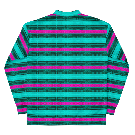 Bomber Jacket Rind Link #8 (Unisex)(RindLink Collection) RJSTH@Fabric#8 RJSTHW2022 River Jade Smithy River Jade Smithy