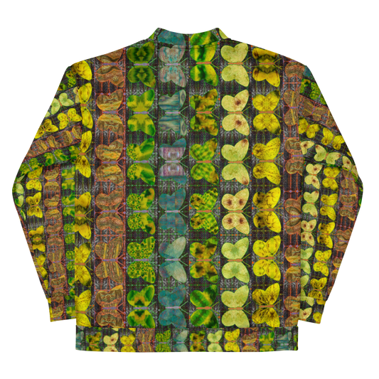 Bomber Jacket Unisex 2022 Pride Tree Link Butterfly Glade RJSTH@Fabric#1-12 RJSTHS2022 River Jade Smithy