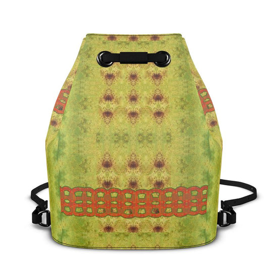 Bucket Backpack in Leather RJSTH@Fabric#2 (Chain Collection) River Jade Smithy RJS River Jade Smithy