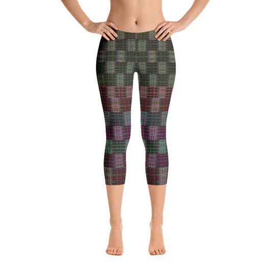 Capri Leggings (Her/They) Pride 2022 TreeLink@RJSTH@Fabrics#1-12 RJSTHS2022 River Jade Smithy