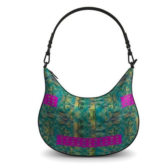 Curve Hobo Bag in Leather "The Lamont" (Chain Collection) RJSTH@FABRIC#9 River Jade Smithy RJS River Jade Smithy