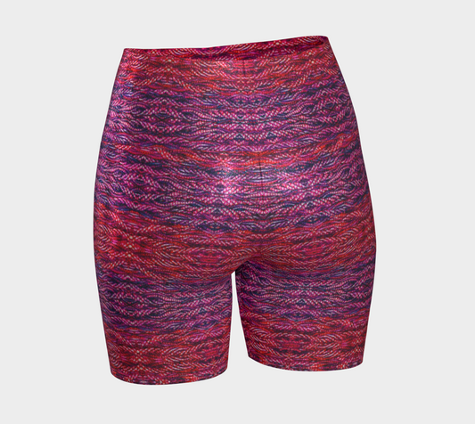 Glitter Yoga Shorts (Muliebris/Virilis)(Grail Hearth Core Purple Logo@Alchemic) RJSTHW2024 RJS