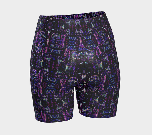 Glitter Yoga Shorts (Muliebris/Virilis)(Pure Candy GNHV8.2.1 Purple Logo@Alchemic) RJSTHs2024 RJS